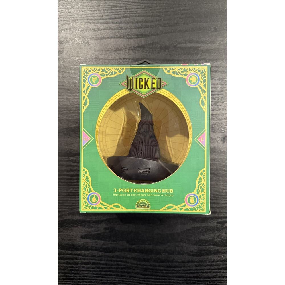 Wicked Elphaba 3-Port High Speed USB Charging Hub NEW
